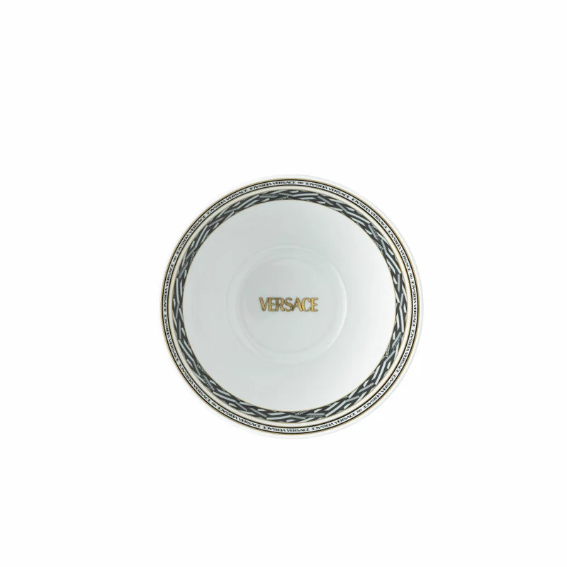 Rosenthal Versace Bowl La Greca Signature Black, Porzellan, 15 cm, 19335-403765-10564