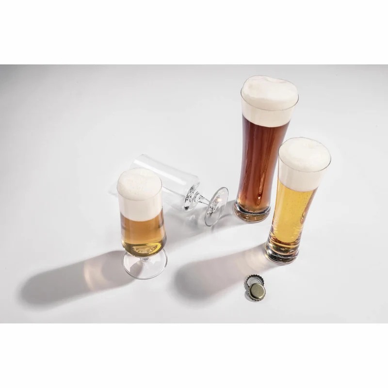 Schott Zwiesel Weizenbierglas 4er Set Beer Basic, Weißbiergläser, Glas, 300 ml, 130005