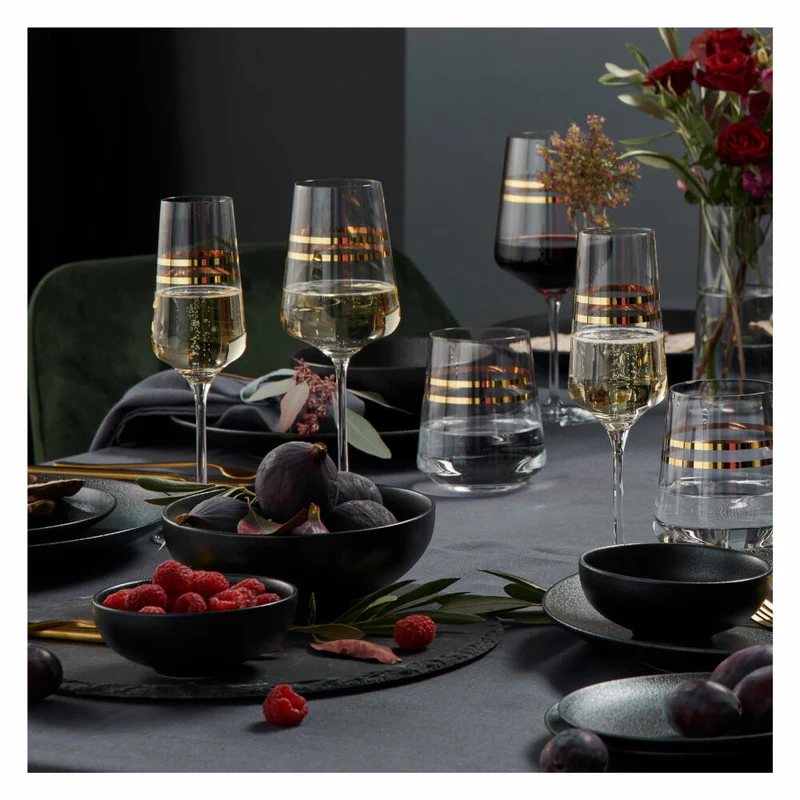 Ritzenhoff Weißweinglas 2er-Set Celebration Deluxe 001, Sonja Eikler, Kristallglas, 400 ml, 6141002