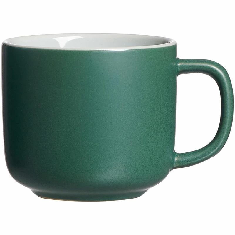 Ritzenhoff & Breker Kaffeetasse Jasper, Teetasse, Kaffee Tasse, Becher, Steinzeug, Grün, 240 ml, 420517