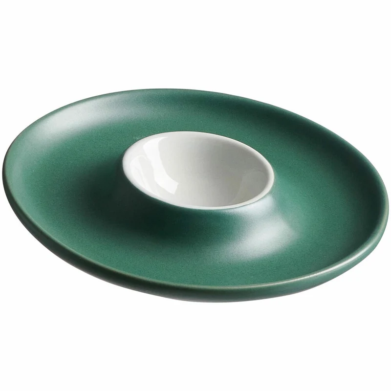 Ritzenhoff & Breker Eierteller Jasper, Eierbecher, Eierhalter, Steinzeug, Grün, 420708