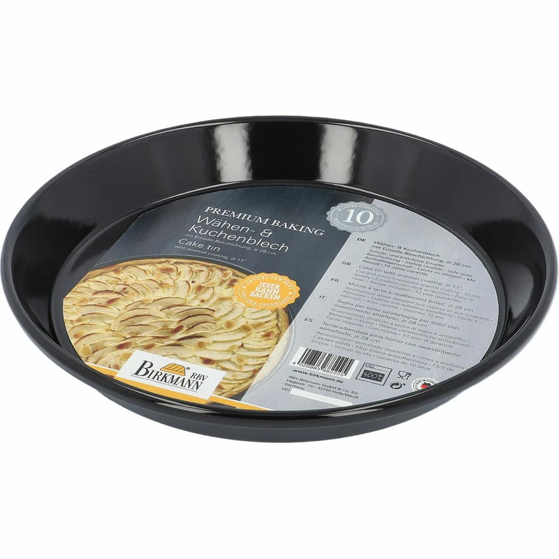 Birkmann Premium Baking Wähen- und Kuchenblech, Quicheform, Tarteform, Backform, Kuchenbackform, Ø 28 cm, 882225