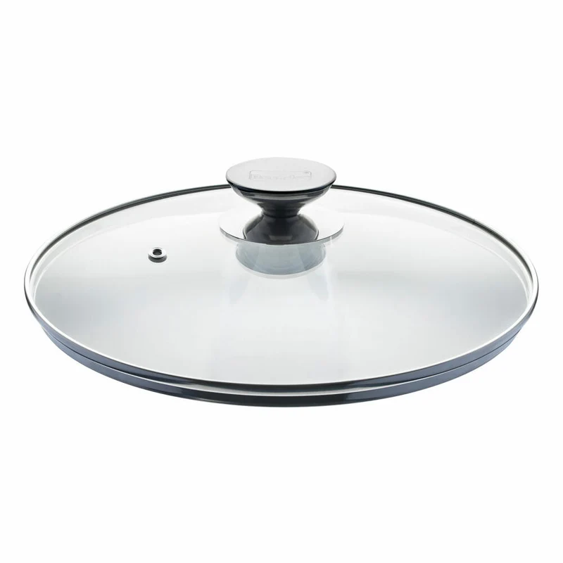 Berndes Spezialglasdeckel mit Edelstahlknauf, Sicherheitsglas, Transparent, Ø 30 cm, 007030