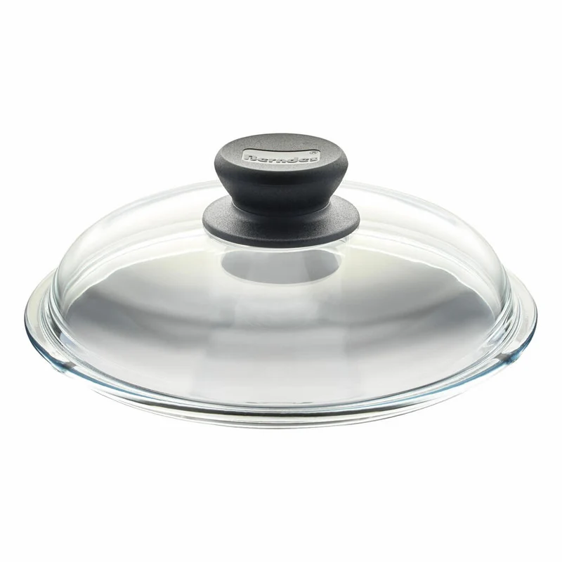 Berndes Gewölbter Glasdeckel mit Kunststoffknauf, Glas, Transparent, Ø 18 cm, 004418
