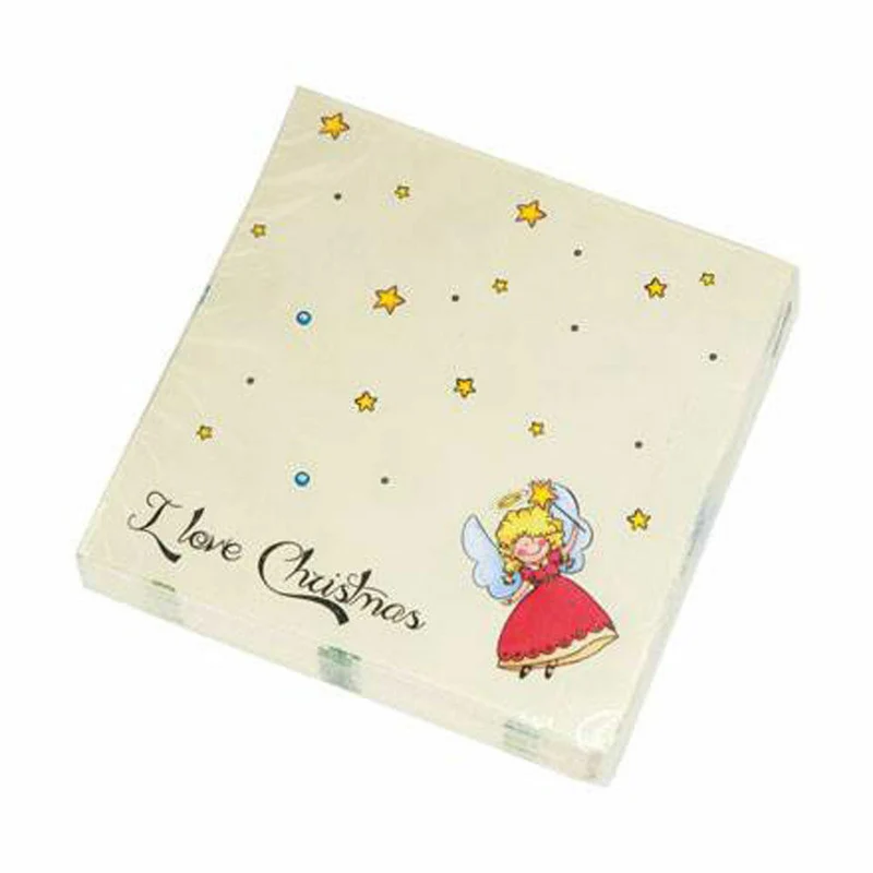 Goebel Rosi, Bolli, Fredi Clausi - Servietten Weihnachten I Love Christmas Bunt Papier/Pappe 37000241