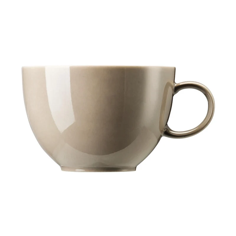Thomas Sunny Day Teetasse, Obertasse, Tasse, Porzellan, Greige / Grau Beige, Spülmaschinenfest, 200 ml, 14642