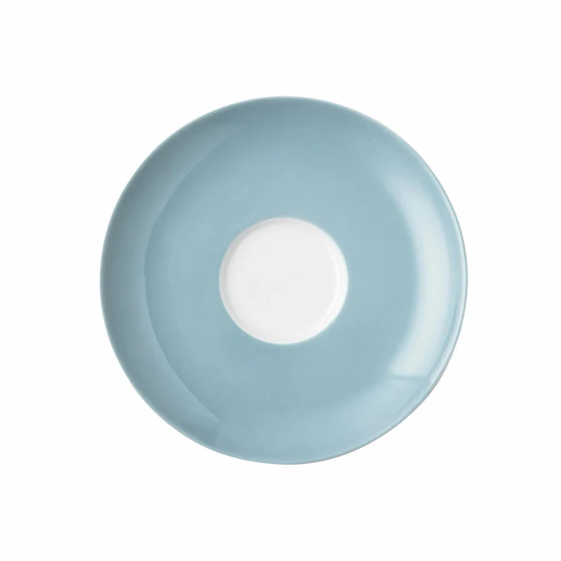 Thomas Kaffee-Untertasse Sunny Day Soft Blue, Unterteller, Untere, Porzellan, Blau, 14.4 cm, 10850-408600-14741