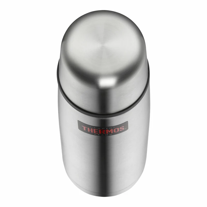 Thermos Isolierflasche Light & Compact, Isoflasche, Thermoflasche, Flasche, Edelstahl, Steel Matt, 1 L, 4019205100