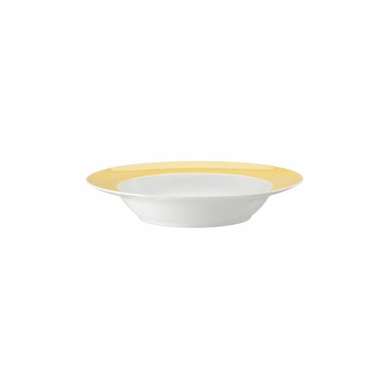 Thomas Suppenteller Sunny Day Soft Yellow, tiefer Teller, Pastateller, Porzellan, Gelb, 23 cm, 10850-408549-10323