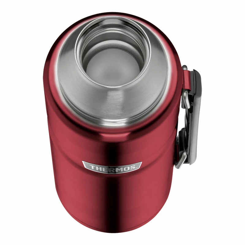 Thermos Isolierflasche Stainless King, Isoflasche, Thermoflasche, Flasche, Edelstahl, Cranberry, 1.2 L, 4003248120
