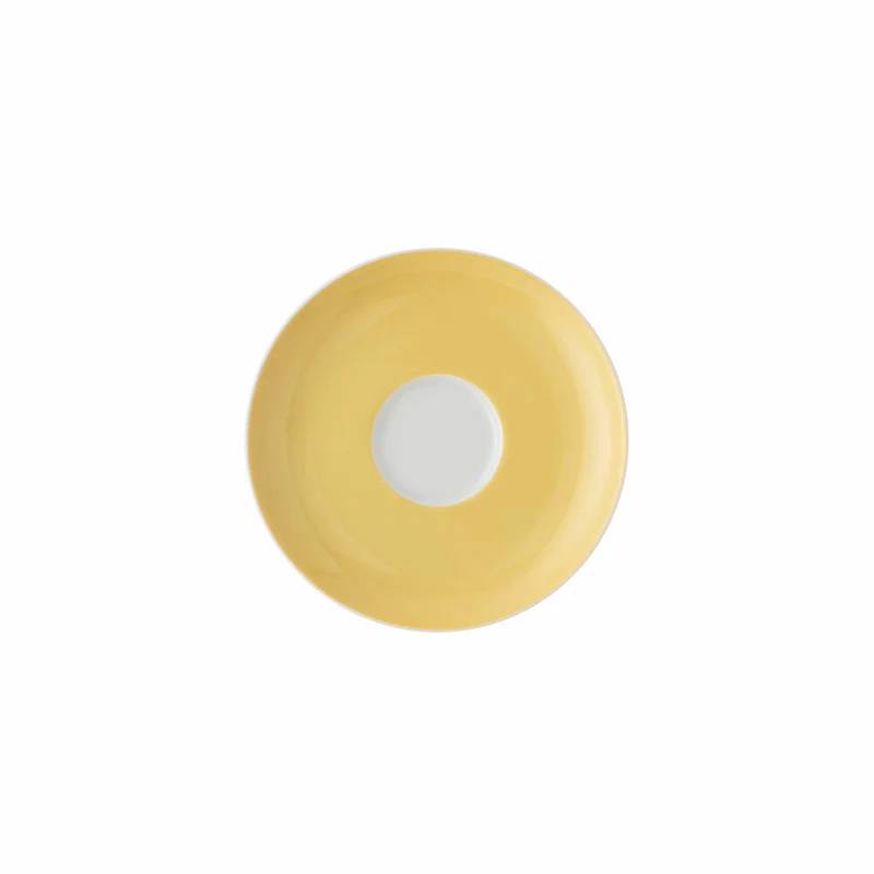 Thomas Kaffee-Untertasse Sunny Day Soft Yellow, Unterteller, Untere, Porzellan, Gelb, 14.4 cm, 10850-408549-14741