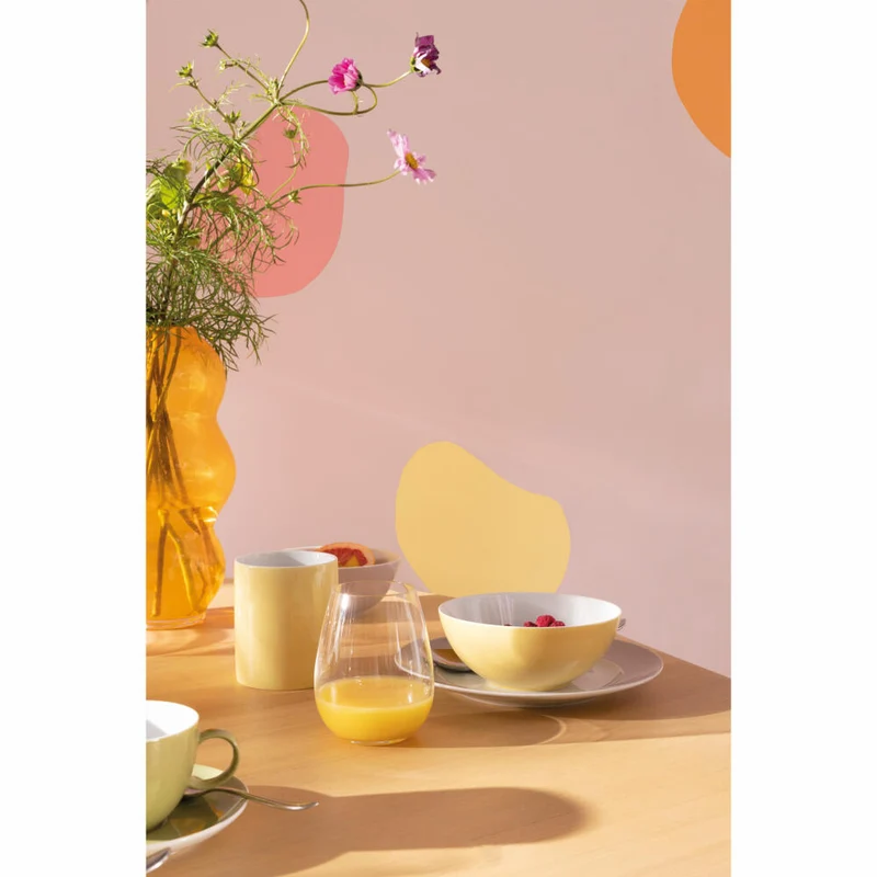 Thomas Müslischale Sunny Day Soft Yellow, Schüssel, Schale, Porzellan, Gelb, 15 cm, 10850-408549-15455