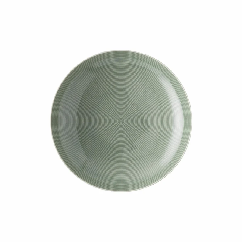Thomas Suppenteller Loft Colour - Moss Green, tiefer Teller, Pastateller, Porzellan, Grün, 24 cm, 11900-401925-10324