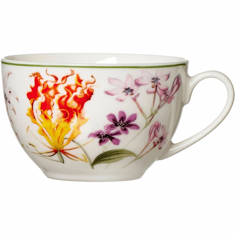 Ritzenhoff & Breker Kaffeetasse Flora, Teetasse, Kaffee Tasse, Becher, Porzellan, Bunt, 250 ml, 426083