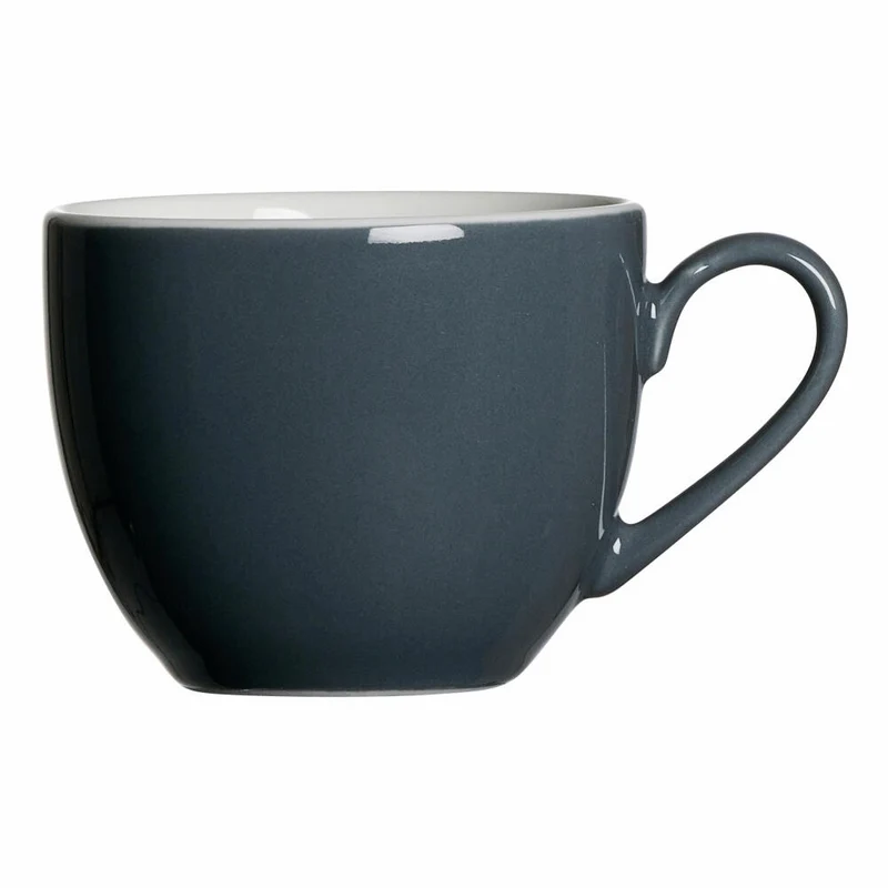 Ritzenhoff & Breker Espressoobertasse Doppio, Espressotasse, Espresso Tasse, Obere, Porzellan, Anthrazit, 80 ml, 430264