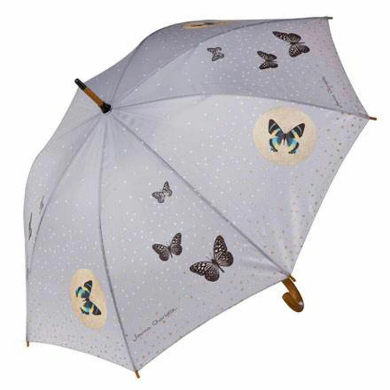 Goebel Grey Butterflies - Stockschirm Artis Orbis Joanna Charlotte Bunt Textil 26150311