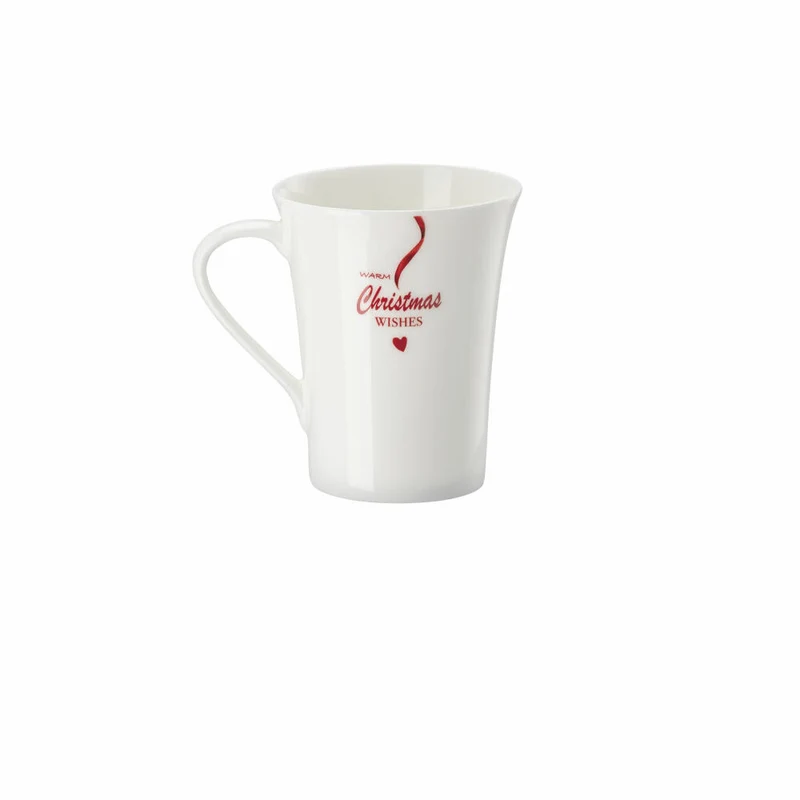 Hutschenreuther Becher mit Henkel My Christmas Mug Christmas wishes, Tasse, Bone China, Mehrfarbig, 400 ml, 02048-727444-15505