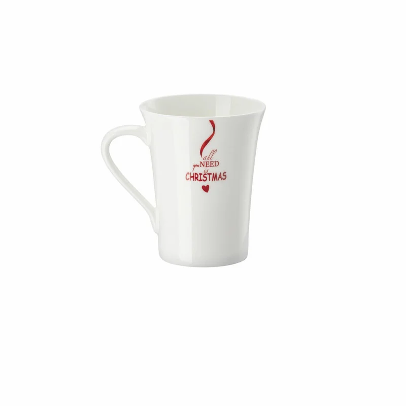 Hutschenreuther Becher mit Henkel My Christmas Mug All you need, Tasse, Bone China, Mehrfarbig, 400 ml, 02048-727445-15505
