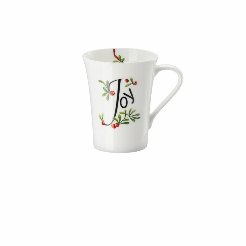 Hutschenreuther Becher mit Henkel My Christmas Mug Holy Christmas, Tasse, Bone China, Mehrfarbig, 400 ml, 02048-727447-15505
