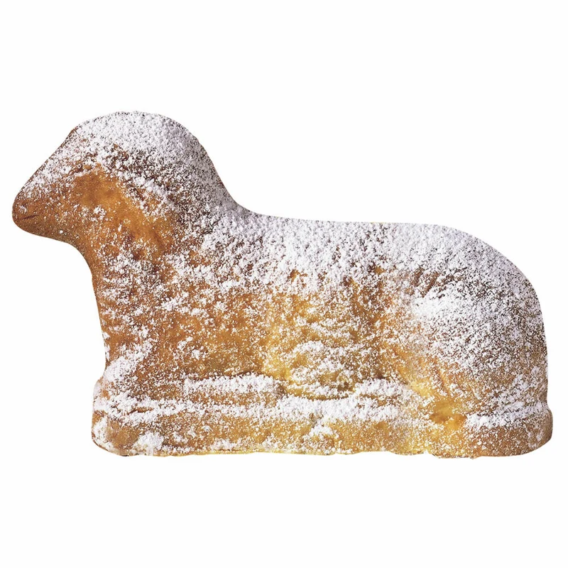 Zenker Special-Season Lamm-Backform ca. 1 L, inkl. vier Verschlussklammern, Oster Backform, Kuchen Form, Antihaft Classic, 9101