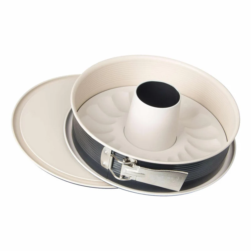 Zenker Creme Noir Springform mit 2 Böden, Backform, Kuchen Form, ILAG Ultimate, 26 cm, 7811
