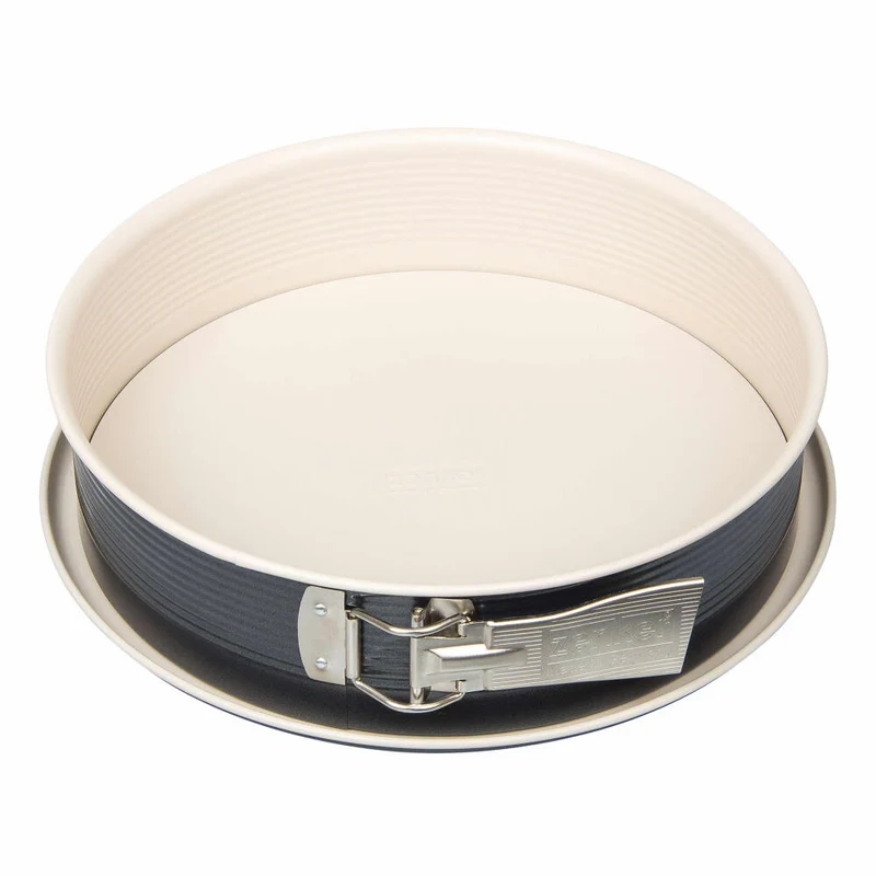 Zenker Creme Noir Springform mit 1 Boden, Backform, Kuchen Form, ILAG Ultimate, 26 cm, 7810
