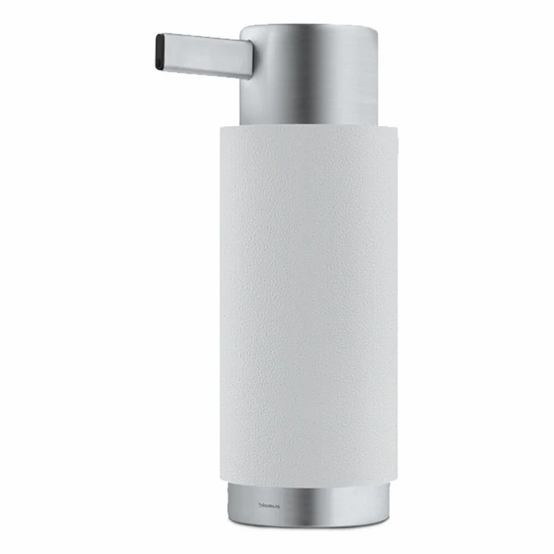 Blomus Ara Seifenspender, Spender, Seife, Edelstahl Matt, Moon-Grey, Ø 6 cm, 68971