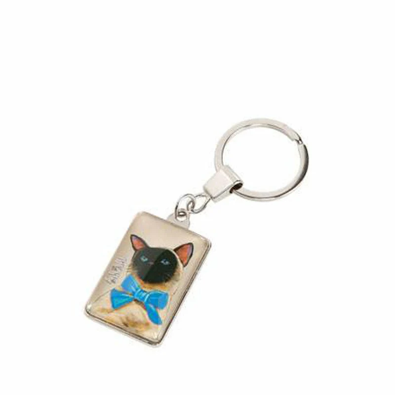 Goebel Cat - Schlüsselanhänger Artis Orbis Trish Biddle Bunt Metall-Kombi 67140131