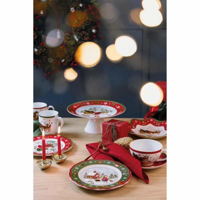 Hutschenreuther Jumbotasse mit Untere Happy Wintertime, Becher, Porzellan, Mehrfarbig, 430 ml, 02488-727470-14780
