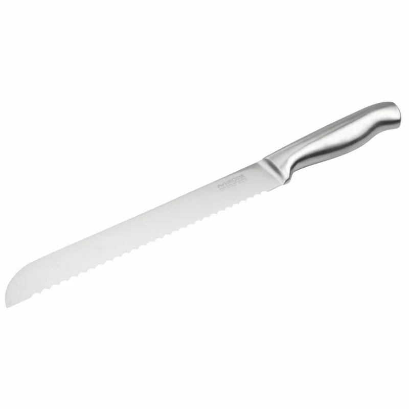 Nirosta Brotmesser Star, Brötchenmesser, Edelstahl, Silber, 20 cm Klingenlänge, 41833