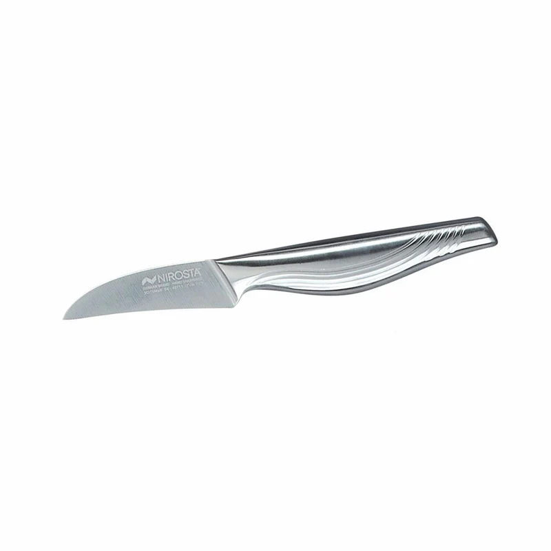 Nirosta Schälmesser Swing, Küchenmesser, Edelstahl, Silber, 19 cm, 43711