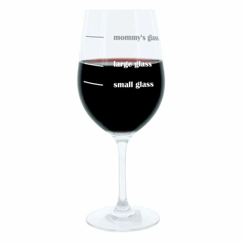 Leonardo Weinglas XL, Mommys Glass, Mum, Mama, Geschenk Stimmungsglas mit lustiger Gravur, Mood Wein Glas, 610ml