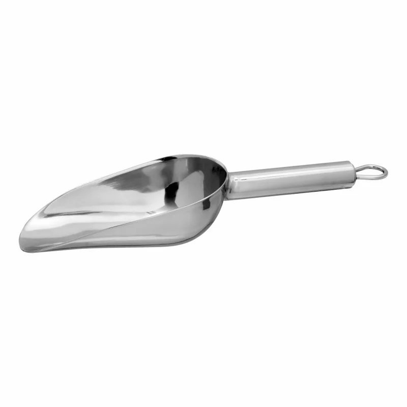 FMprofessional Mehrzweckschaufel, Eisschaufel, Mehlschaufel, Abwiegeschaufel, Edelstahl, 21649