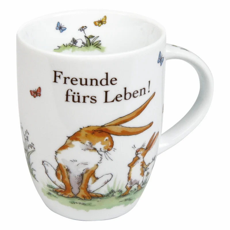 Könitz Weißt Du Eigentlich Becher, Freunde Fürs Leben, Kaffeebecher, Tasse, Porzellan, 355 ml, 1111030776