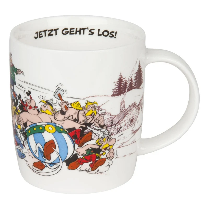 Könitz Asterix Jetzt Geht’s Los Becher, Kaffeebecher, Kaffeetasse, Tasse, Teetasse, 380ml, 1172752044