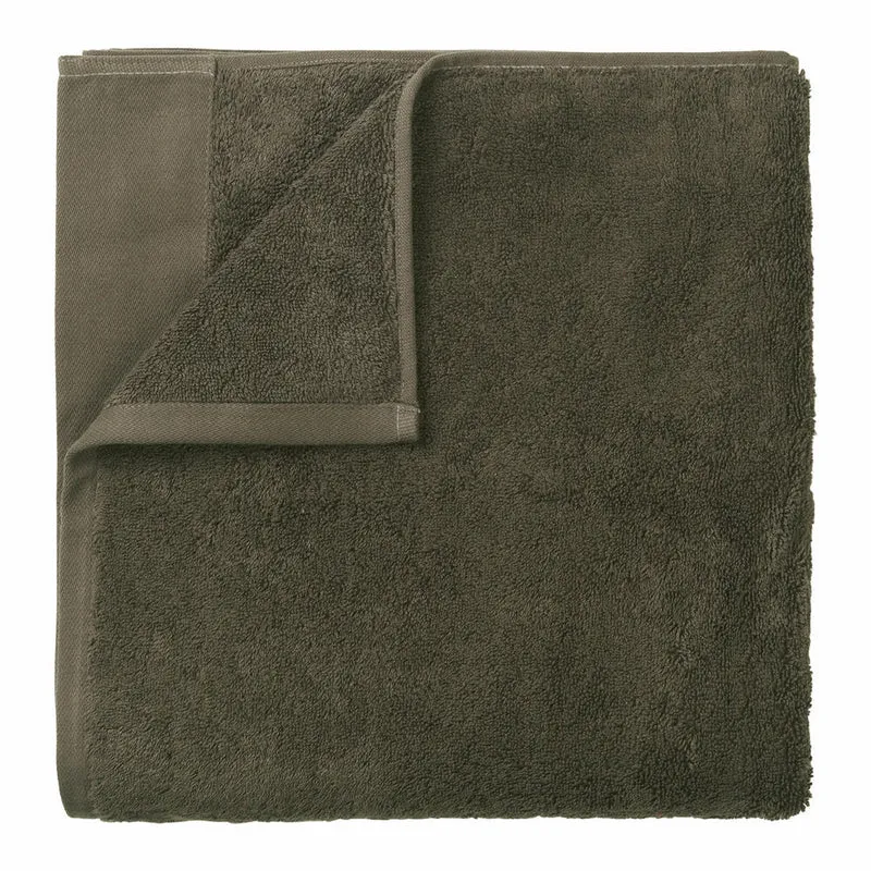 Blomus RIVA Bad-Handtuch, Badehandtuch, Handtuch, Baumwolle, tarmac, 100 x 50 cm, 69123