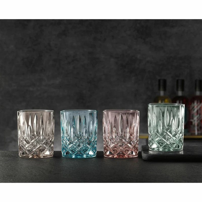 Nachtmann Whiskybecher 2er Set Noblesse, Whisky Tumbler, Kristallglas, Mint, 295 ml, 104241