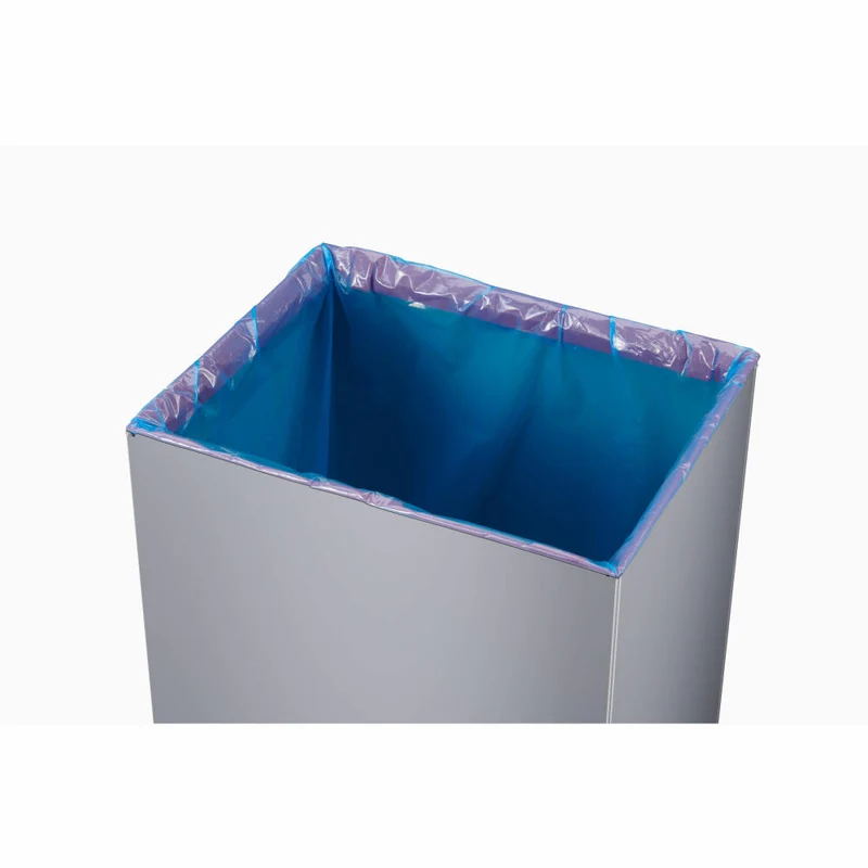 Hailo Mülleimer Big-Box Swing XL, Großraum-Müllbehälter, Abfalleimer, Stahlblech, Grau, 52 L, 0860-221