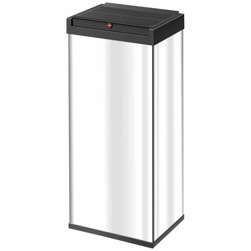 Hailo Mülleimer Big-Box Swing XL, Großraum-Müllbehälter, Abfalleimer, Edelstahl, Aluminium, 52 L, 0860-211