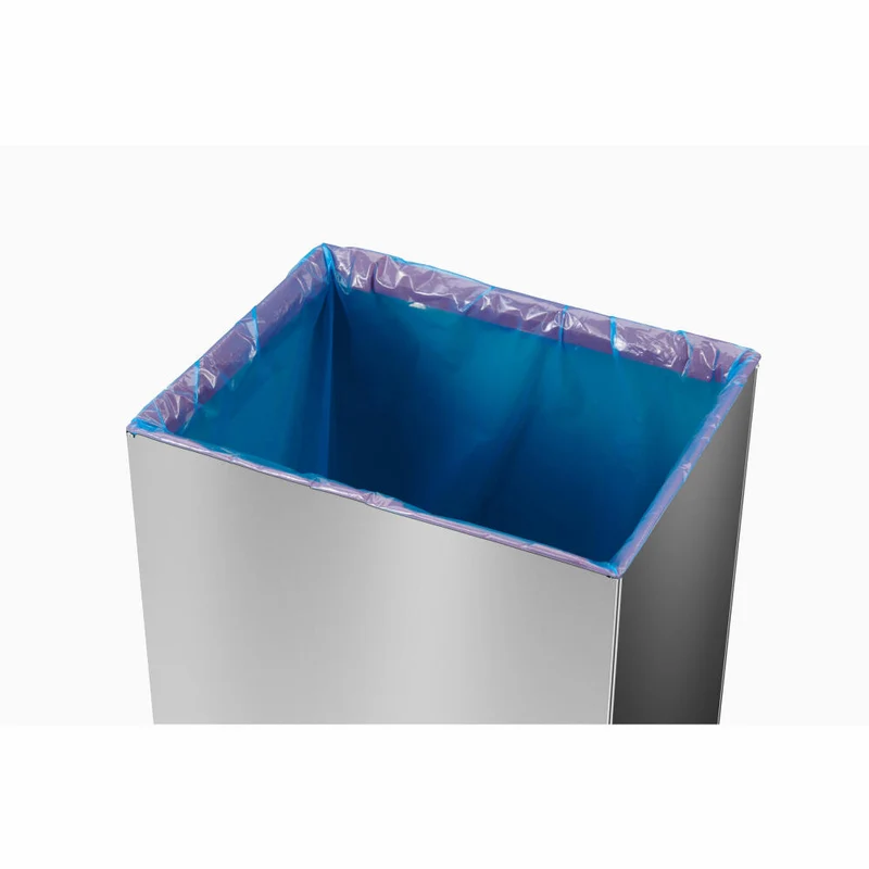 Hailo Mülleimer Big-Box Swing XL, Großraum-Müllbehälter, Abfalleimer, Edelstahl, Aluminium, 52 L, 0860-211