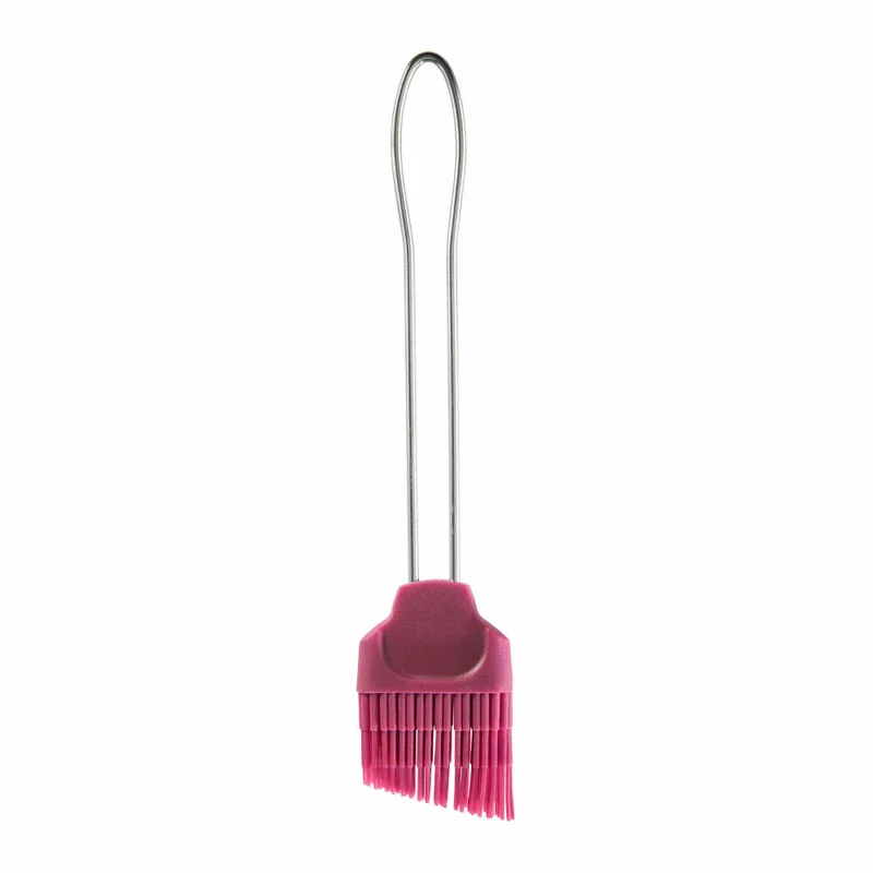 Birkmann Silikonpinsel Colour Splash, groß, Backpinsel, Silikonkopf mit Edelstahlgriff, Granita, 4 cm, 421875