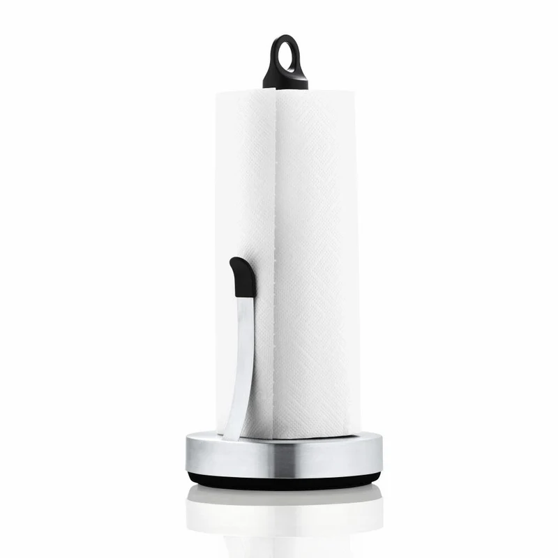 Blomus Loop Küchenrollenhalter, Rollenhalter, Folienspender, Edelstahl Matt, Ø 15 cm, 63651