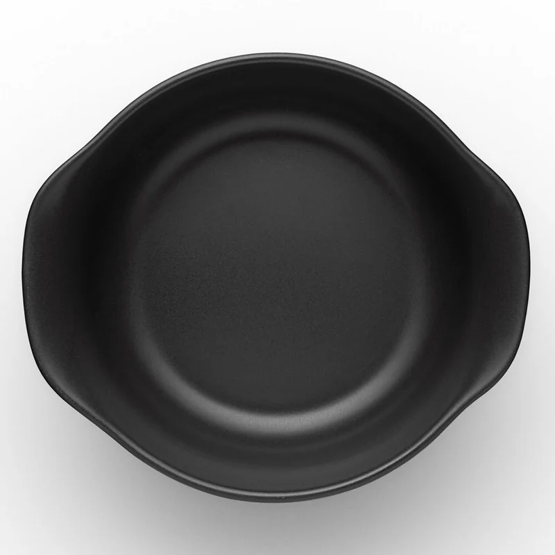 Eva Solo Nordic kitchen Schüssel, Schale, Servierschale, Salatschüssel, Feinsteinzeug, Schwarz, Ø 18.5 cm, 1.2 L, 502795