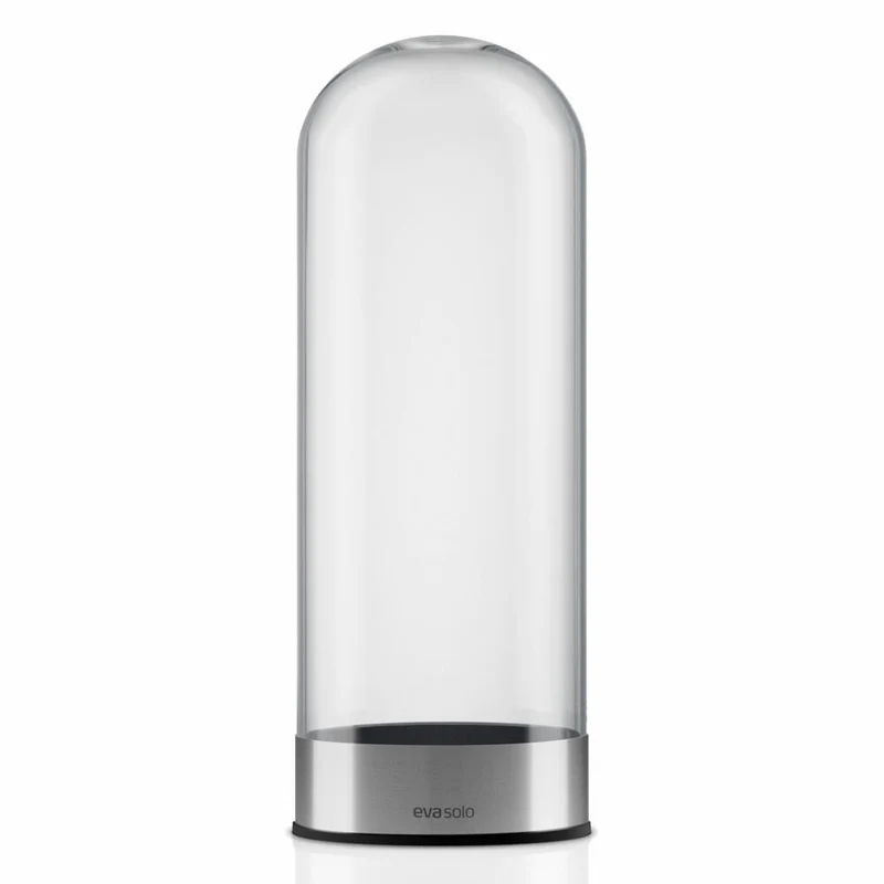 Eva Solo Kaffeekapsel Spender, Kapselhalter, Kapsel, Halter, Kapselständer, Edelstahl/Glas/Silikon, Transparent, Ø 8 cm, 501101