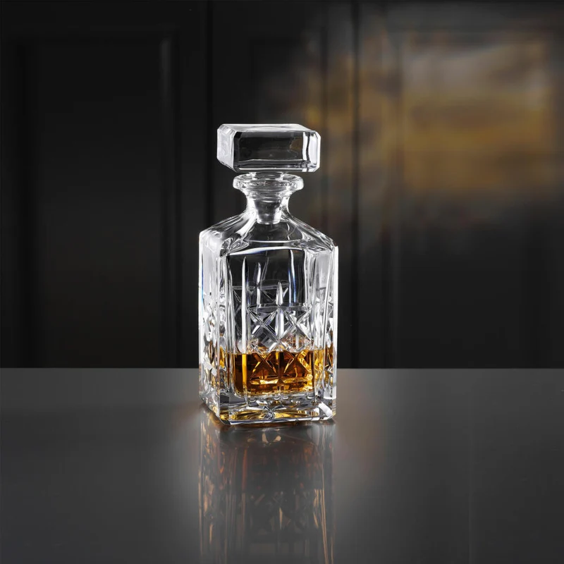 Nachtmann Highland Whiskyset, 5-tlg., Tumbler, Whiskyglas, Dekanter, Karaffe, Glaskaraffe, Kristallglas, 0098196-0