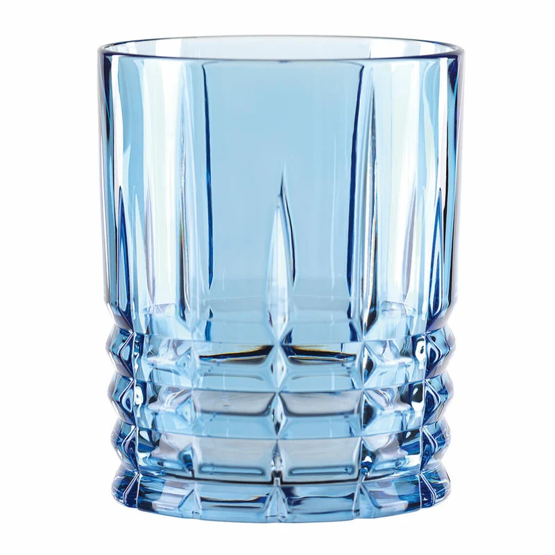 Nachtmann Highland Becher, Tumbler, Whiskyglas, Whisky, Glas, Aqua, 345 ml, 0097442-0