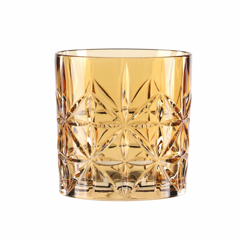 Nachtmann Highland Becher, Tumbler, Whiskyglas, Whisky, Glas, Amber, 345 ml, 0097441-0