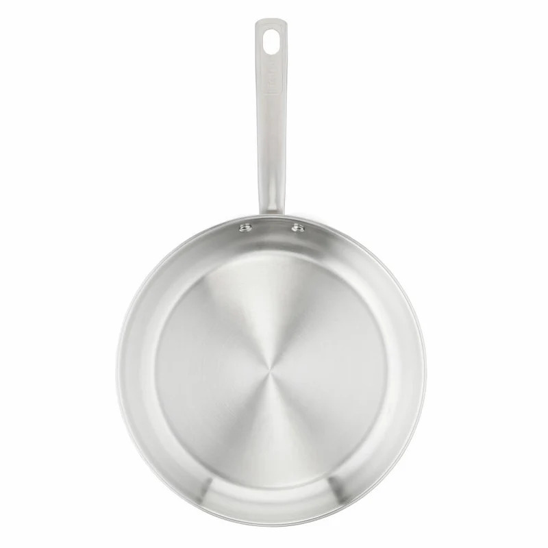 Tefal Virtuoso Pfanne Unversiegelt, Bratpfanne, Induktionsgeeignet, Edelstahl, Ø 28 cm, E49206