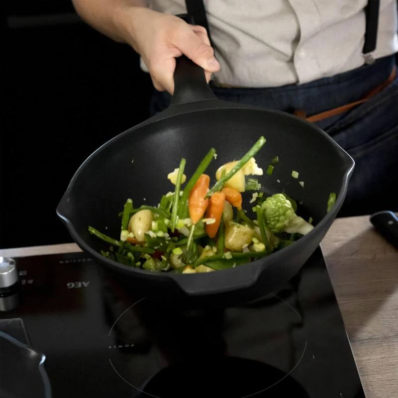 Tefal Trattoria Pro Pfanne, Bratpfanne, Induktionsgeeignet, Aluguss, Ø 24 cm, G61204