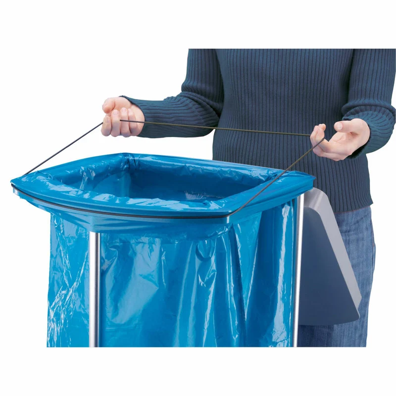 Hailo Müllsackständer ProfiLine MSS XXXL, Abfalleimer, Müllsackhalter, Aluminium, 120 L, 0912-110